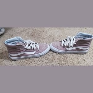 Mauve Hi-top Vans